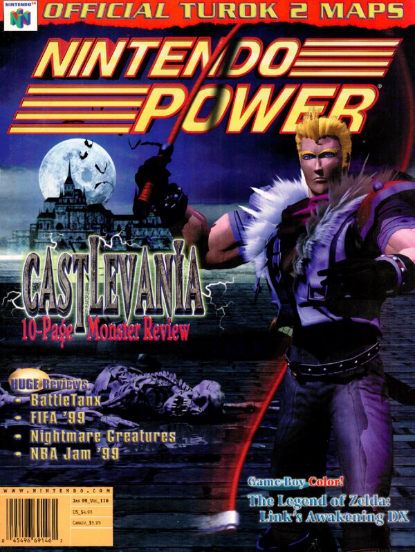 Nintendo Power Issue 116 (January 1999) cover
